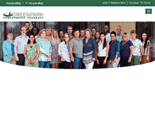 Tablet Screenshot of greenparkrx.com